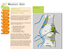 Tablet Screenshot of maaskant-stein.nl